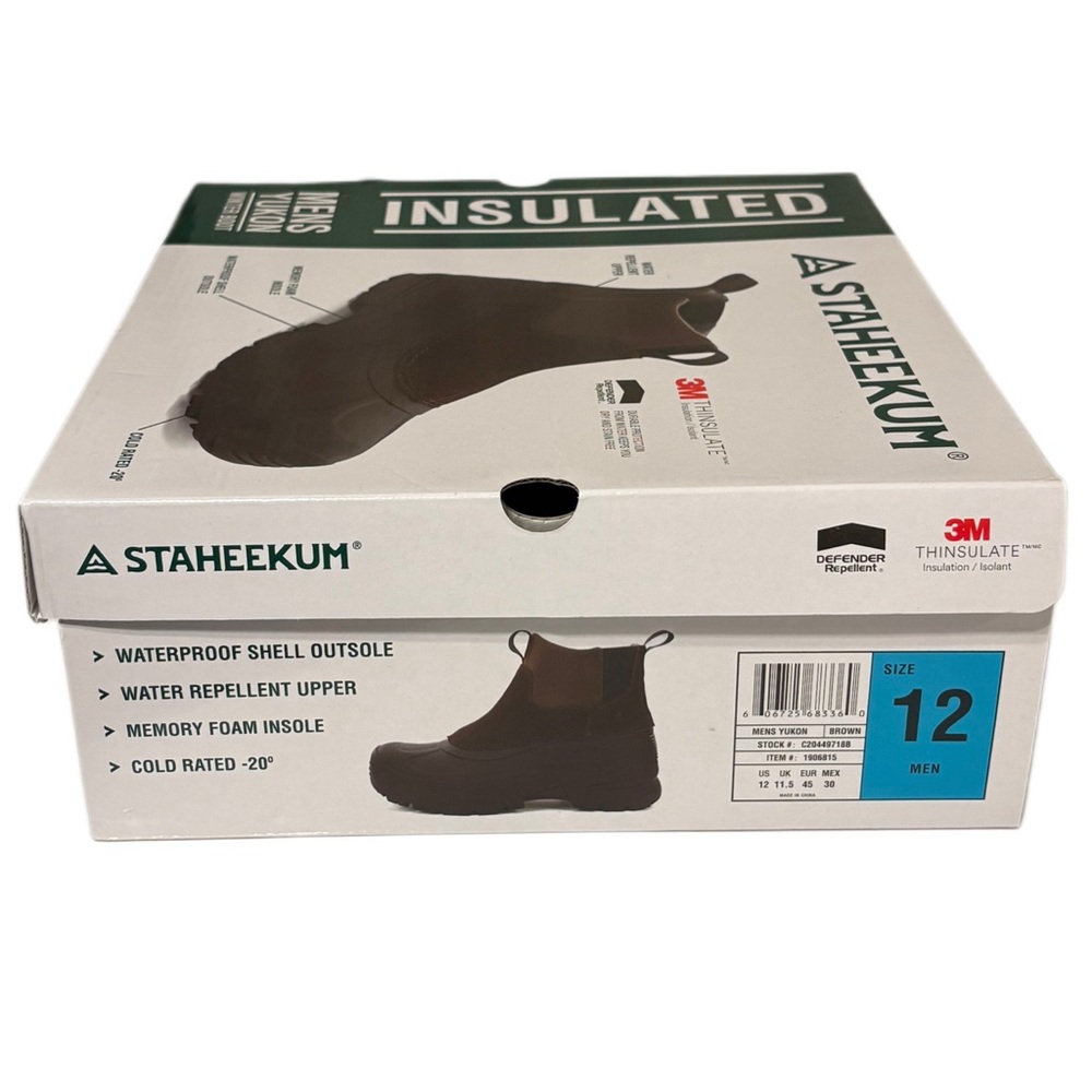 Staheekum Men's Yukon Insulated Boots - Brown and Black - Picture 9 of 9